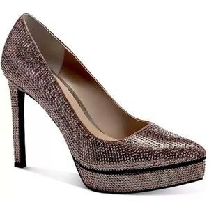 Thalia Sodi Sparkling Heels - Silver